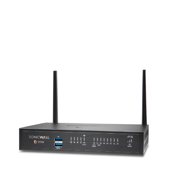 Picture of SonicWall TZ370 Wireless-AC INTL TotalSecure Advanced Edition