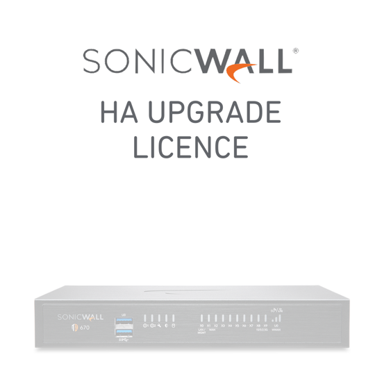 SonicWall TZ670 HA Upgrade Licence