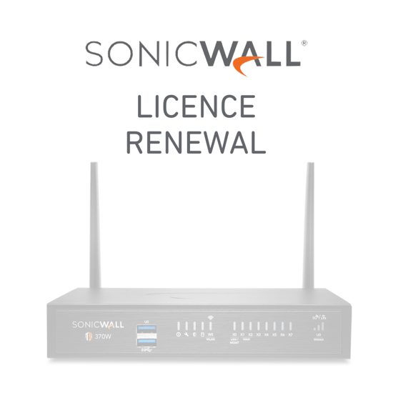 SonicWall TZ370W Licence Renewal
