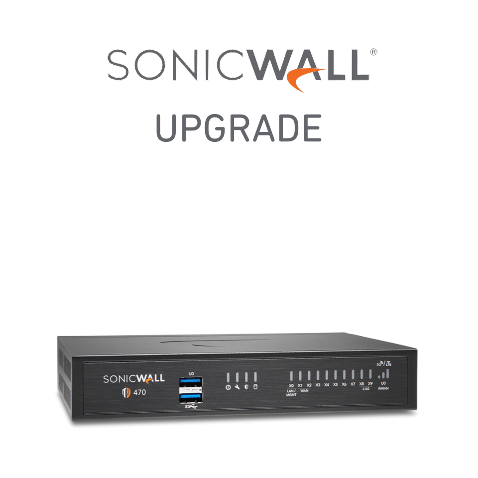 SonicWall TZ470 Secure Upgrade Plus - Essential Edition