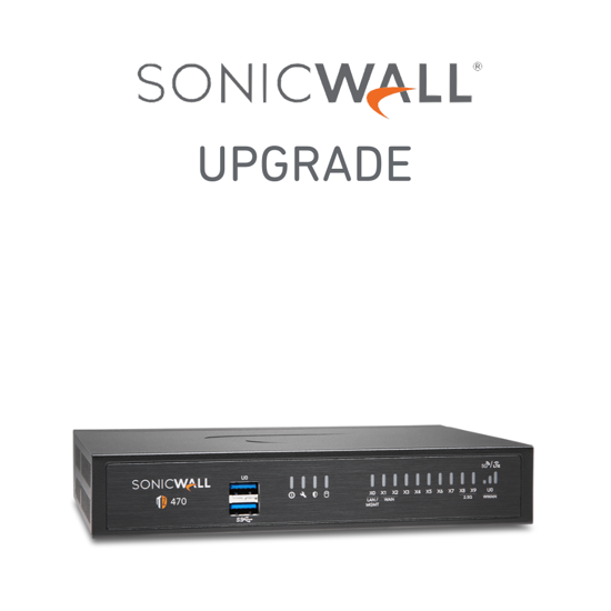 SonicWall TZ470 Appliance Upgrade