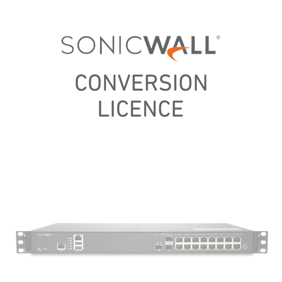 SonicWall NSa 2700 Series HA Conversion License