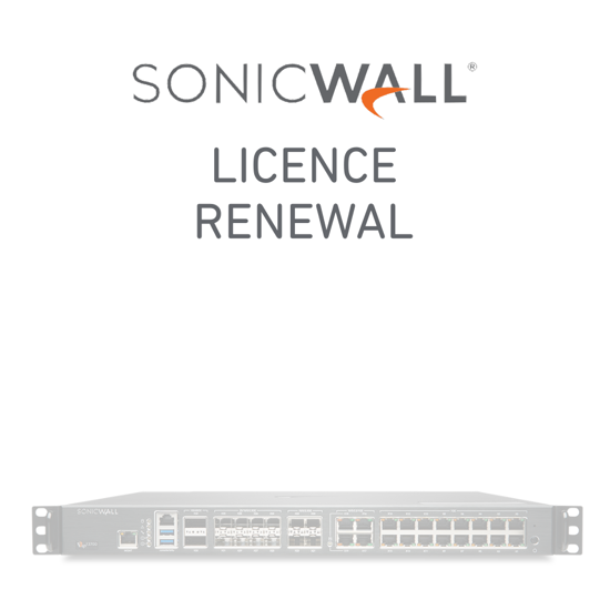 SonicWall NSsp 13700 License Renewal