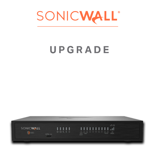 Picture of SonicWall TZ480 Secure Upgrade Appliance only (SonicProtect)